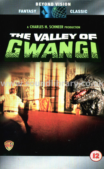The Valley Of Gwangi Ray Harryhausen VHS PAL Video Warner Home Video S011385 Front Inlay Sleeve