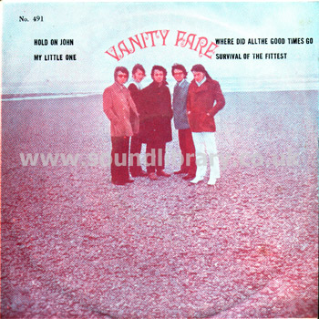 Vanity Fare, Marmalade, The Hollies Plastic Ono Band Thailand 7" EP TK Records TK-491 Front Sleeve Image