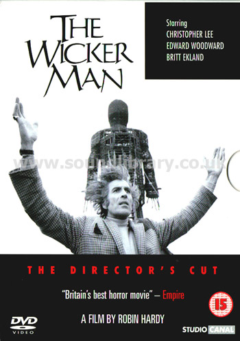 The Wicker Man Director's Cut Edward Woodward 2DVD Warner Studio Canal D038281 Front Slip Case Image