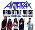 Anthrax Bring The Noise UK Issue Jewel Case CDS Island CID 490 Front Inlay Sleeve