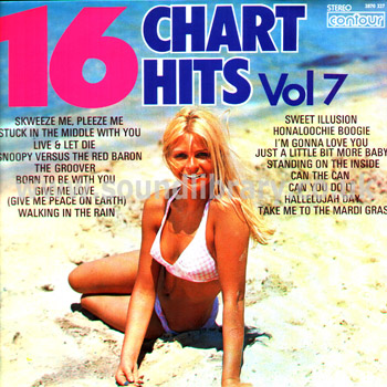 16 Chart Hits Vol. 7 UK Issue Stereo LP CONTOUR 2870327 Front Sleeve Image