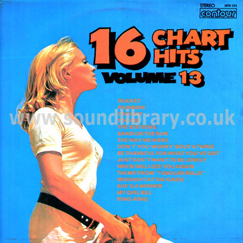 16 Chart Hits Volume 13 UK Issue Stereo LP Contour 2870373 Front Sleeve Image