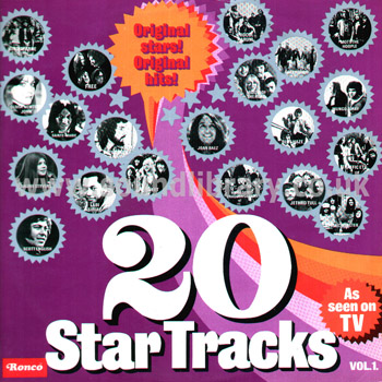 Cat Stevens 20 Star Tracks Vol. 1 UK Issue Stereo / Mono LP Ronco PP2001 Front Sleeve Image