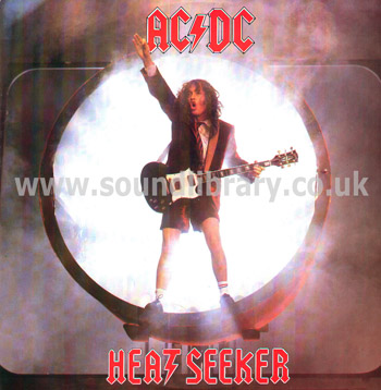 AC/DC Heatseeker UK Issue Stereo 12" Atlantic A9136T Front Sleeve Image