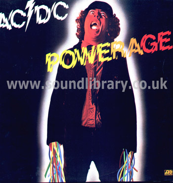 AC/DC Powerage UK Issue Stereo LP Atlantic K 50483 Front Sleeve Image