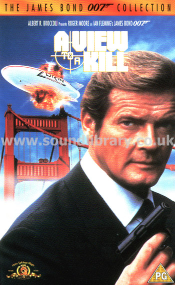 A View To A Kill James Bond Roger Moore Tanya Roberts VHS Video MGM ...