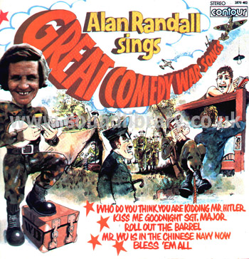 Alan Randall Sings Great Comedy War Songs UK Issue Stereo LP Contour Front Sleeve Image
