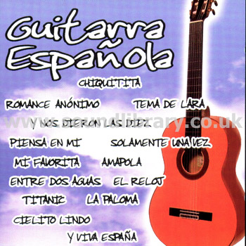 Alex Blanco Guitarra Espanola Spain Issue CD Front Inlay Image