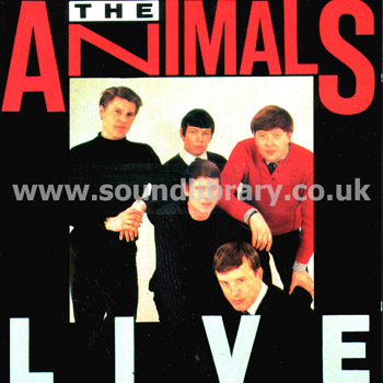 The Animals Live UK Issue CD Special Music SPCD 344 Front Inlay Image