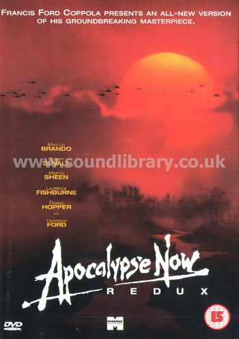 Apocalypse Now Redux Marlon Brando DVD Front Inlay Sleeve