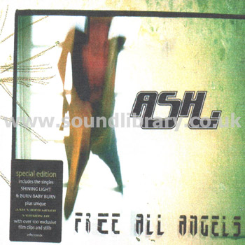Ash Free All Angels UK Issue CD Front Inlay Image