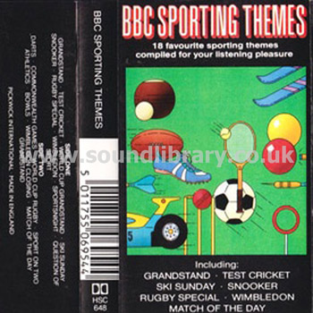 BBC Sporting Themes UK Issue MC Pickwick International HSC 648 Front Inlay Image
