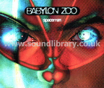 Babylon Zoo Spaceman UK Issue Jewel Case CDS EMI CDEM 416 Front Inlay Image