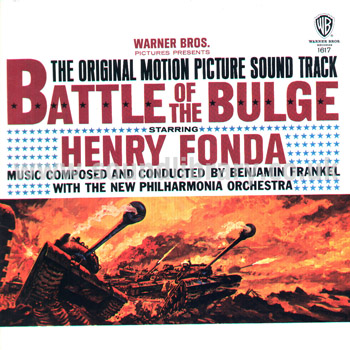 Battle Of The Bulge Benjamin Frankel UK Issue Flipback Sleeve LP Warner Bros. W 1617 Front Sleeve Image