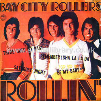 Bay City Rollers Rollin' Thailand Issue Stereo 7" EP 4 Track Stereo ST15 Front Sleeve Image