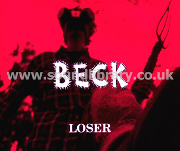 Beck Loser UK Issue Jewel Case CDS Geffen GFSTD 67 Front Inlay Image