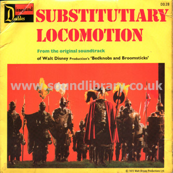 Substitutiary Locomotion The Age Of Not Believing UK 7" Disneyland Doubles DD 28 Front Sleeve Image