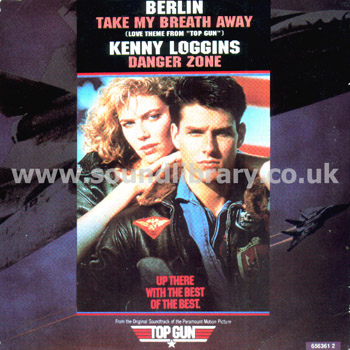 Berlin Take My Breath Away Top Gun UK Issue CDS Card Sleeve CBS 656361 2 Front Card Sleeve
