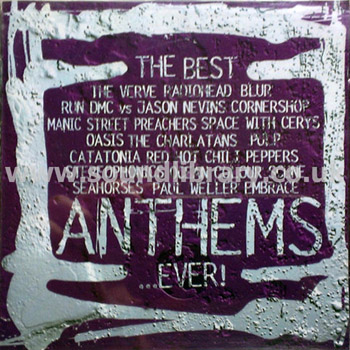 The Best Anthems…Ever! Vol. 2 Eu Issue 2CD Virgin VTDCD 183 Front Inlay Image