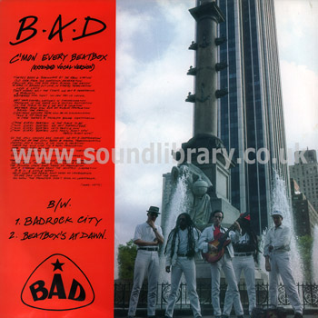 Big Audio Dynamite C'mon Every Beatbox UK Issue 12" CBS 650147-6 Front Sleeve Image