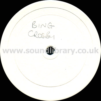 Bing Crosby White Label LP ADMLP448 Label Image