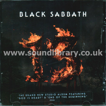 Black Sabbath 13 EU Issue CD Vertigo 3735426 Front Inlay Image
