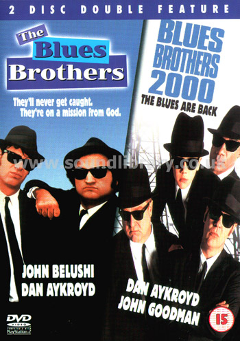 The Blues Brothers / Blues Brothers 2000 John Belushi 2DVD Universal UDR90117 Front Inlay Sleeve