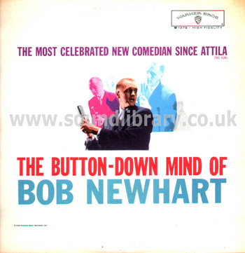 Bob Newhart The Button Down Mind Of Bob Newhart New Zealand Issue LP Front Sleeve Image