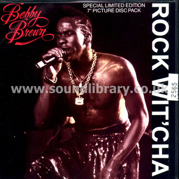 Bobby Brown Rock Wit'cha UK Issue 7" Picture Disc MCA MCAP 1367 Front Inlay Image