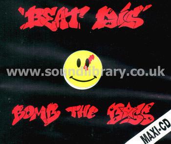 Bomb The Bass Beat Dis West Germany Issue Jewel Case CDS BCM Records 50-2093-44 Front Inlay Image