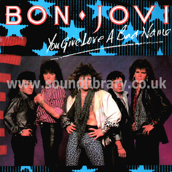 Bon Jovi You Give Love A Bad Name UK Issue Stereo 12" Vertigo VERX 26 Front Sleeve Image