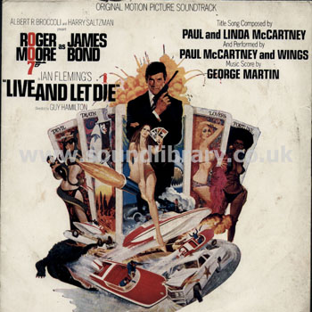 James Bond Live And Let Die Thailand Issue 7" EP Front Sleeve Image
