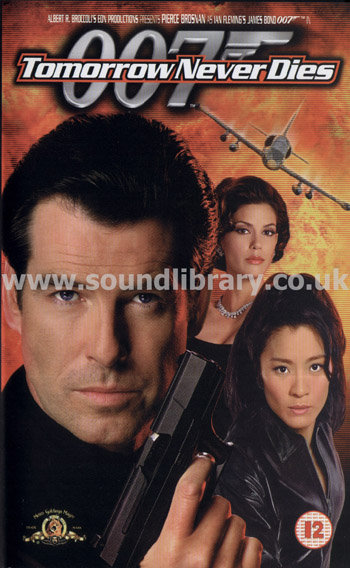 Tomorrow Never Dies James Bond VHS PAL Video Front Inlay Sleeve