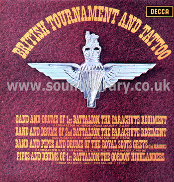 British Tournament And Tattoo '69 UK Issue Stereo LP Decca SKL 5020 Front Sleeve Image