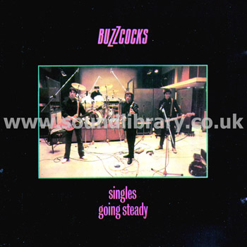 Buzzcocks Singles Going Steady UK Issue CD Liberty CDP 7 46449 2 Front Inlay Image