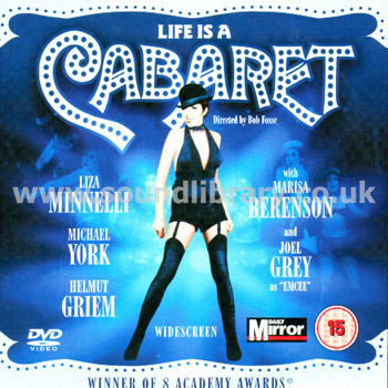 Cabaret Liza Minnelli Michael York UK Issue Card Sleeve DVD Freemantle Media Front Card Sleeve