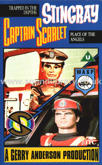 Stingray & Captain Scarlet VHS Video Polygram Video PRM14002 Front Inlay Sleeve
