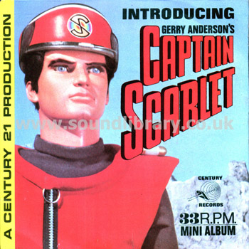 Introducing Captain Scarlet Barry Gray UK Issue Flipback Sleeve 7" EP Front Sleeve Image