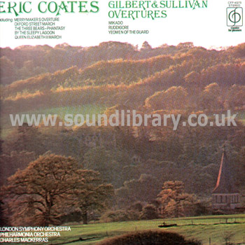 Charles Mackerras Music of Eric Coates UK Stereo LP Classics For Pleasure CFP 40279 Front Sleeve Image