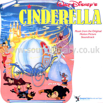 Cinderella Music From The Original Motion Picture Soundtrack UK LP MBS WD012 Front Sleeve Image