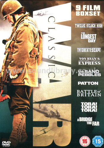 Classic War 9DVD Box Set 20th Century Fox Home Entertainment 4282401000 Side Box Image