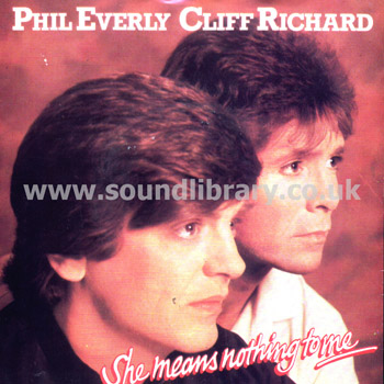Phil Everly & Cliff Richard She Means Nothing To Me Portugal 7" Capitol 00886647 Front Sleeve Image