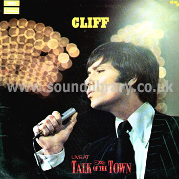 Cliff Richard Live At The Talk Of The Town UK Stereo LP EMI Regal Starline SRS 5031 Front Sleeve Image