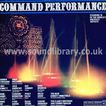 Command Performance John Barry UK Issue LP CBS Special Products WSR 851 Front Sleeve Image