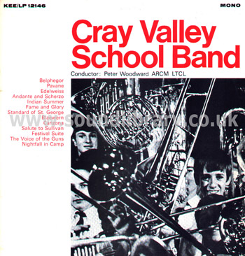 Cray Valley School Band UK Issue Mono LP Keepoint KEE/LP 12146 Front Sleeve Image