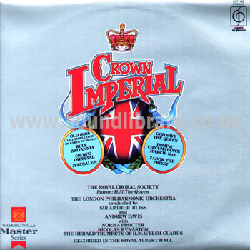 The London Philharmonic Orchestra Crown Imperial UK LP Classics For Pleasure CFP 198 Front Sleeve Image