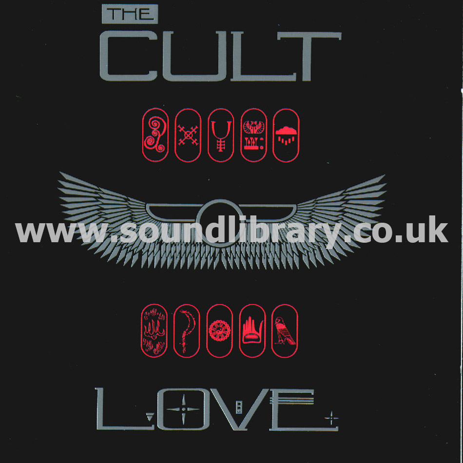 The Cult Love UK Issue 11 Track CD Beggars Banquet BBL 65 CD Front Inlay Image