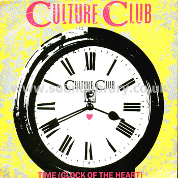 Culture Club Time (Clock Of The Heart) UK Issue Stereo 7" Virgin VS 558 Front Sleeve Image