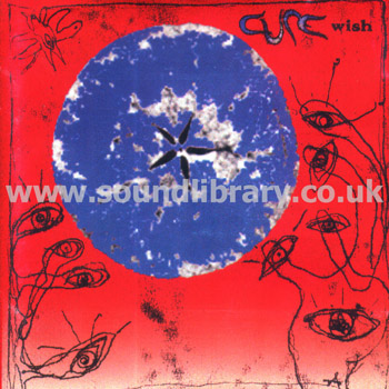 The Cure Wish UK Issue CD Front Inlay Image