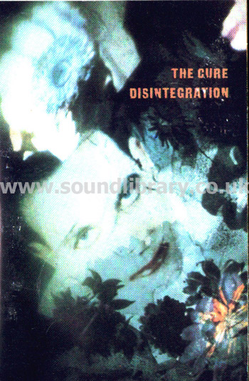 The Cure Disintegration UK Issue MC Fiction Records FIXHC 14 Front Inlay Card